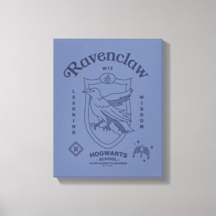 RAVENCLAW™ Wit Learning Wisdom Crest Canvas Print