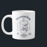 RAVENCLAW™ Wit Learning Wisdom Crest Large Coffee Mug<br><div class="desc">Celebrate wisdom, wit, and a love of learning with this elegant Ravenclaw™ crest design. Showcasing the proud house eagle set within a classic shield, this refined artwork highlights Ravenclaw’s defining traits — Wit, Learning and Wisdom — in a clean, timeless layout. Rendered in cool, sophisticated house tones, the detailed linework...</div>