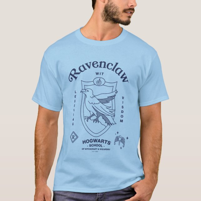 RAVENCLAW™ Wit Learning Wisdom Crest T-Shirt (Front)