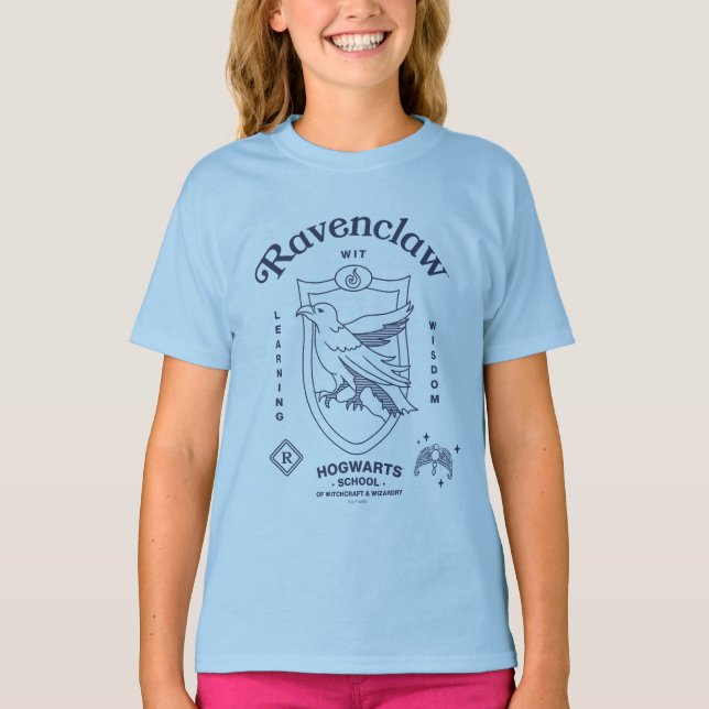 RAVENCLAW™ Wit Learning Wisdom Crest T-Shirt (Front)