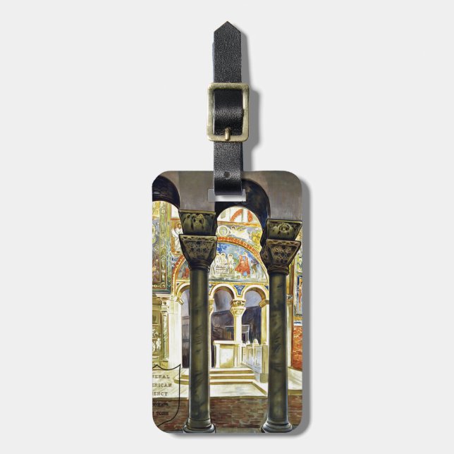 Ravenna Italy Vintage Travel Luggage Tag (Front Vertical)