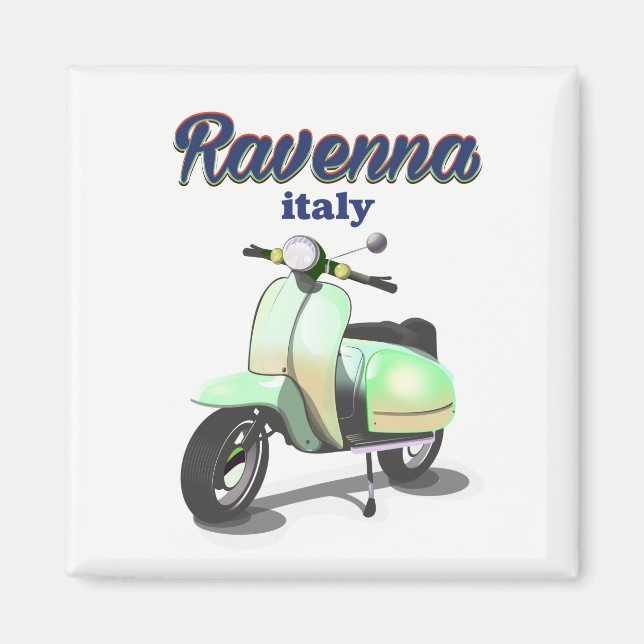 Ravenna Italy vintage Travel poster Magnet (Front)