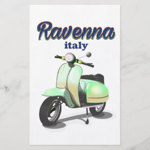 Ravenna Italy vintage Travel poster Stationery