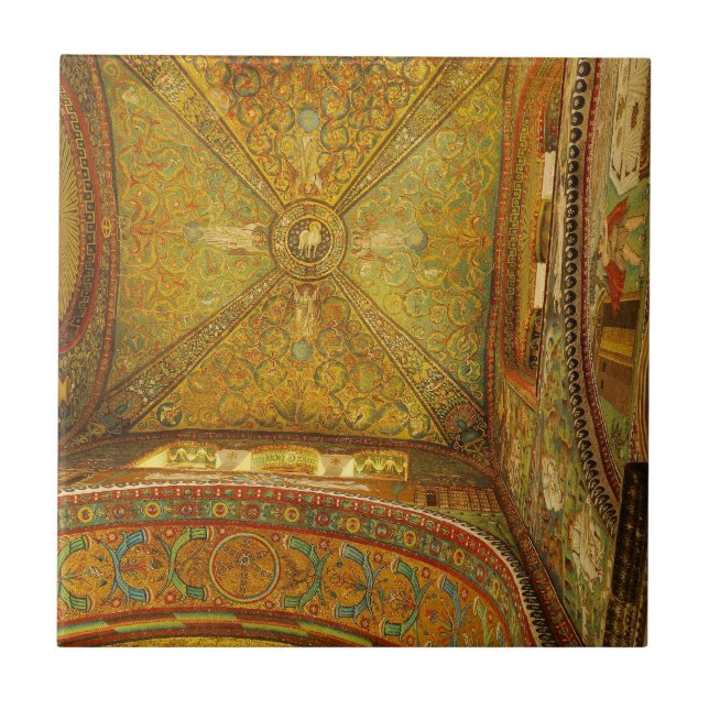 Ravenna Mosaics, Italy Tile (Front)