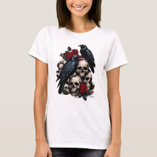 Ravens and Roses: A Gothic Symphony T-Shirt