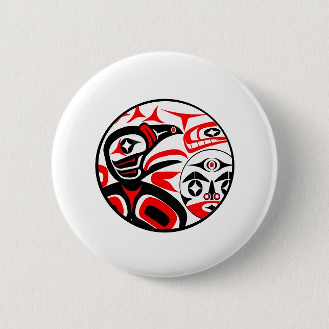 Ravens Cry 6 Cm Round Badge (Front)