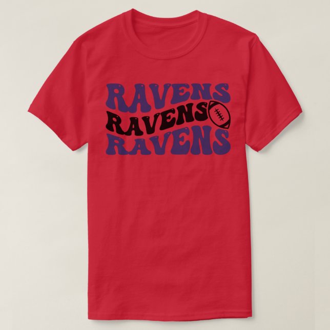 Ravens Football T-Shirt (Design Front)