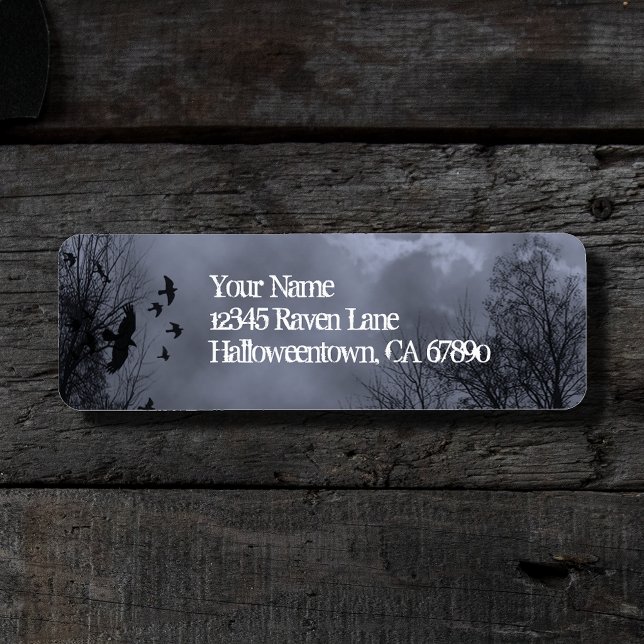 Ravens Haunted Sky Blue Mist Return Address (Creator Uploaded)