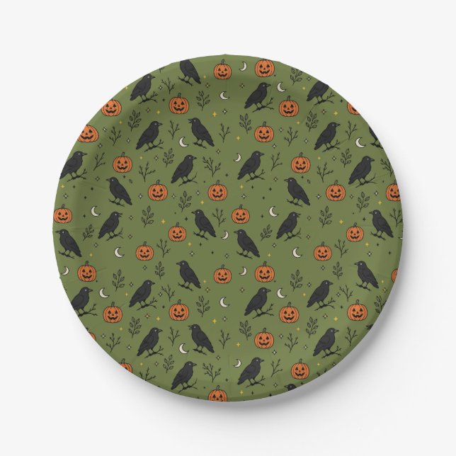 Ravens  paper plate (Front)