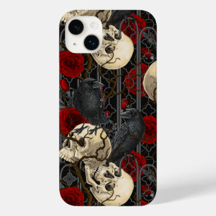 Raven's secret. Dark and moody gothic illustration Case-Mate iPhone 14 Plus Case