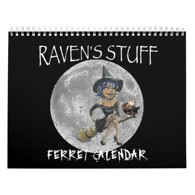 ravens stuff ferret calendar (Cover)