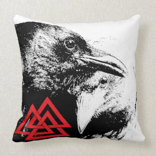 Ravens Valknut Pillow