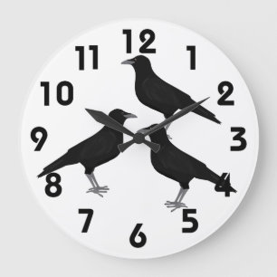Ravens Wall Clock