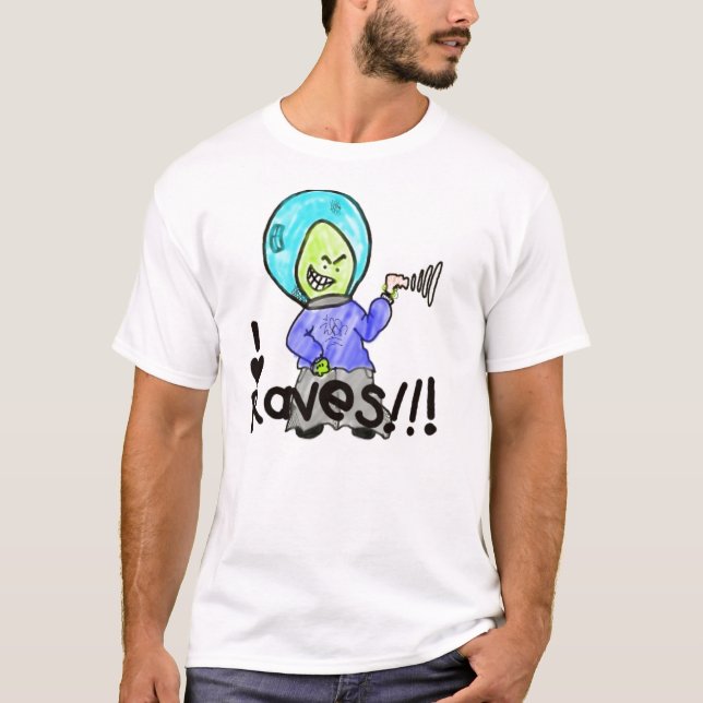 raves - Customised T-Shirt (Front)