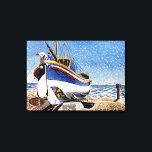 Ravilious - Lifeboat at Aldeburgh Canvas Print<br><div class="desc">Lifeboat at Aldeburgh,  popular painting by Eric Ravilious</div>