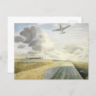Ravilious - Runway Perspective Postcard
