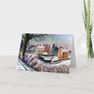 Ravilious - Vicarage in Winter Card