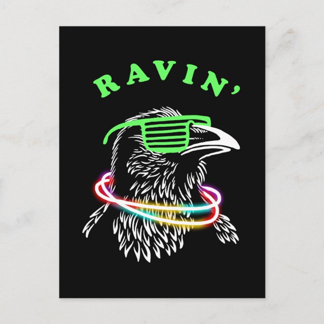 Ravin' Postcard (Front)