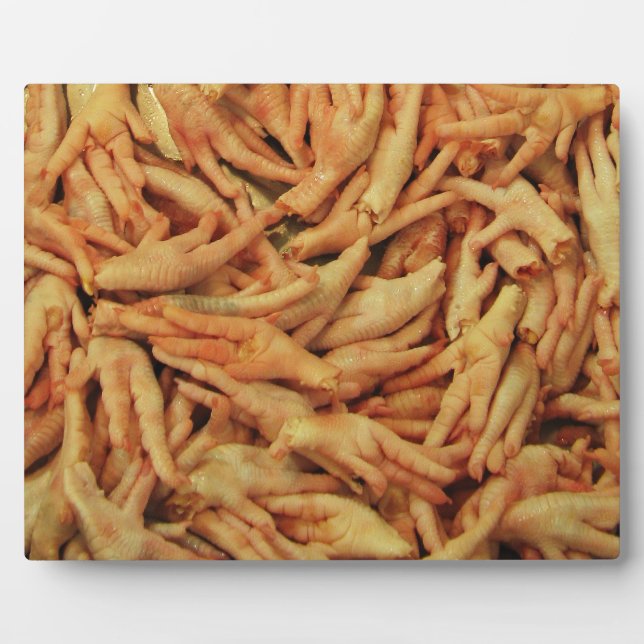 Raw Chicken Feet Plaque (Front)
