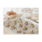Raw cookies on baking tray
