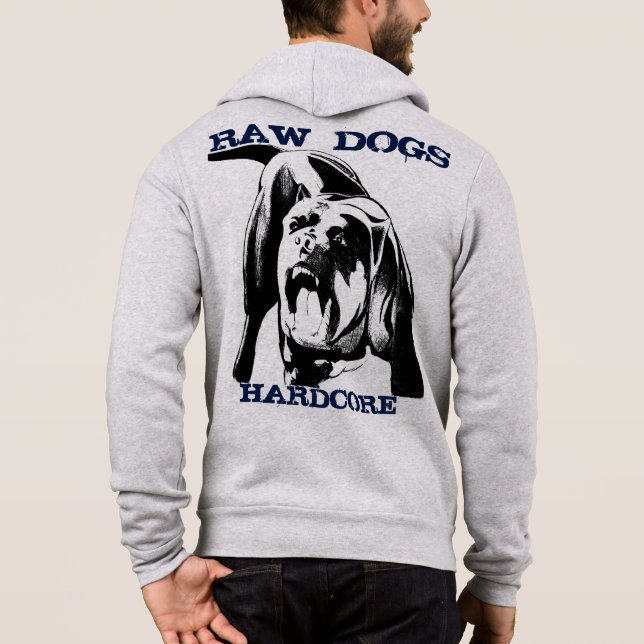 RAW DOGS HARDCORE HOODIE (Back)