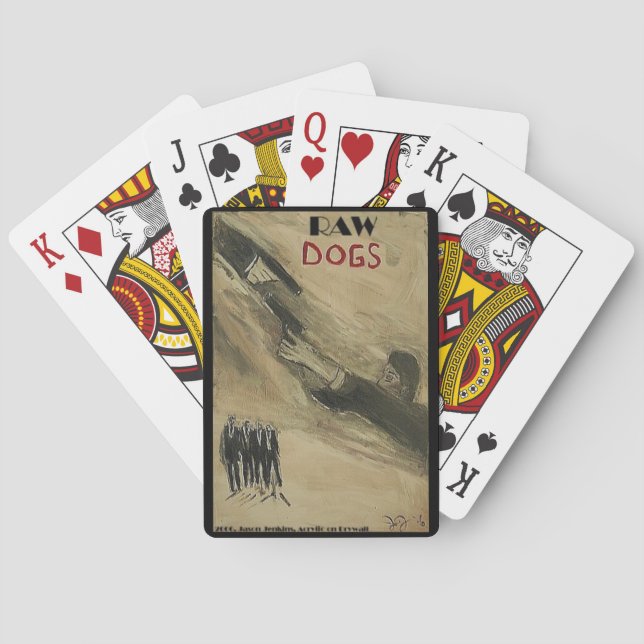 RAW DOGS PLAYING CARDS (Back)