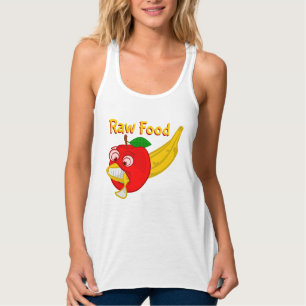 Raw food funny fruit singlet