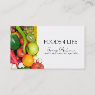 Raw Foodist Business Card