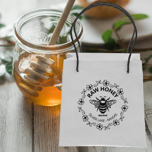 Raw Honey Small Business Packaging, Large Rubber Stamp