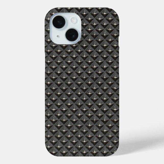 Raw Industrial Steel Chequered Diamond Plate Print Case-Mate iPhone Case (Back)