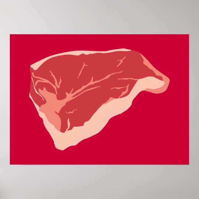 Raw Meat Print (Front)