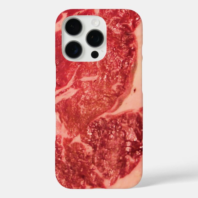 Raw Meat Ribeye Steak Case-Mate iPhone Case (Back)