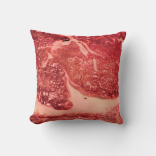Raw Meat Ribeye Steak Cushion