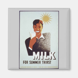 Raw milk Gifts and T-shirts Magnet