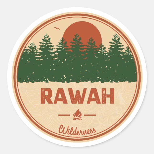 Rawah Wilderness Colorado Classic Round Sticker (Front)