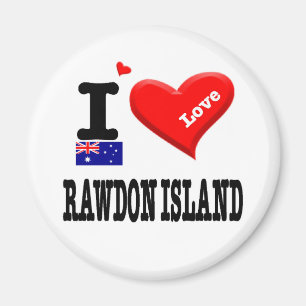 RAWDON ISLAND - I Love Magnet