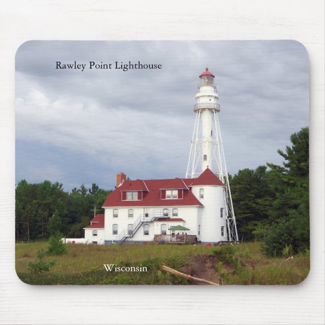 Rawley Point Lighthouse mousepad (Front)