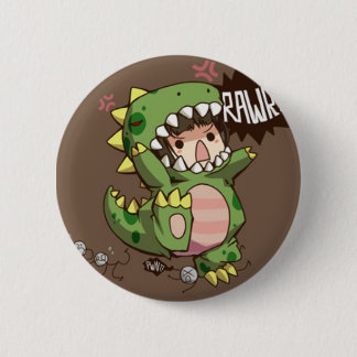 rawr!!! 6 cm round badge