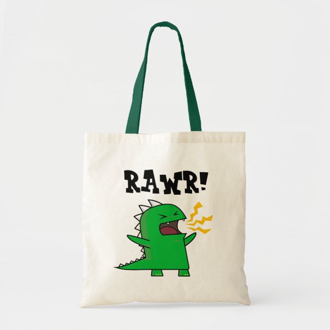 RAWR Dino - customisable! Tote Bag (Front)