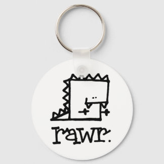 Rawr Dinosaur Meepple Keychain