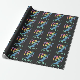 Rawr Dinosaur T Rex Dinosaur Wrapping Paper
