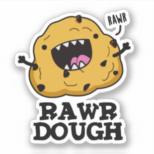 Rawr Dough Funny Food Pun 