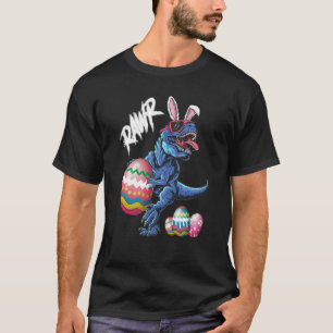 Rawr Easter Bunny Dinosaur Happy Eastrawr Boys Tod T-Shirt