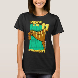 Rawr  I'm 11 Birthday Boys 11th Birthday Dino Rebb T-Shirt