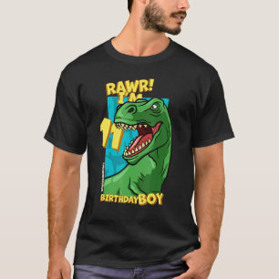 Rawr  I'm 11 Birthday Boys 11th Birthday Dino Tyra T-Shirt