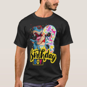 Rawr I'm 3 Cute Kids I Am 3 Boy Dinosaur Birthday T-Shirt