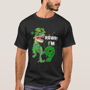Rawr I'm 9 Birthday Years Old 2013 T Rex Dinosaur T-Shirt