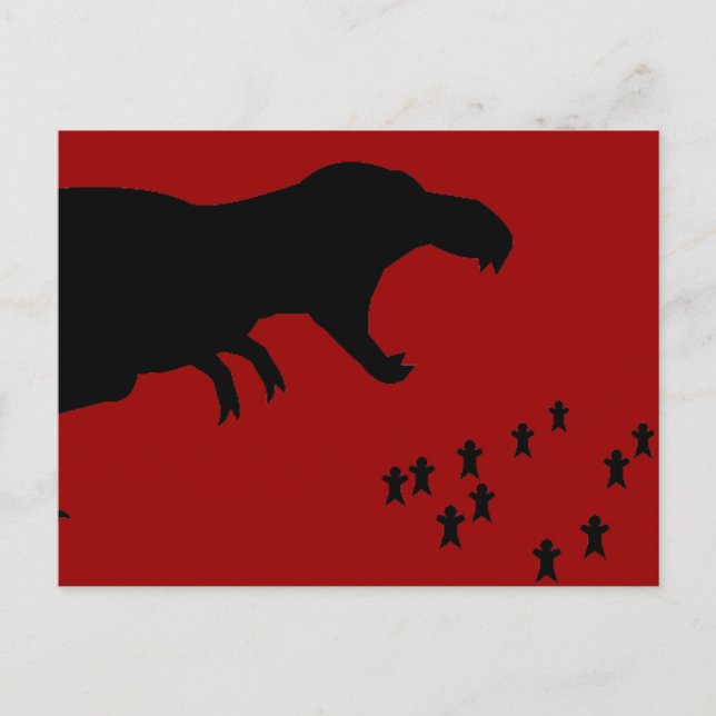 Rawr! T-Rex Postcard (Front)