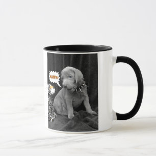 Rawr two-tone mug
