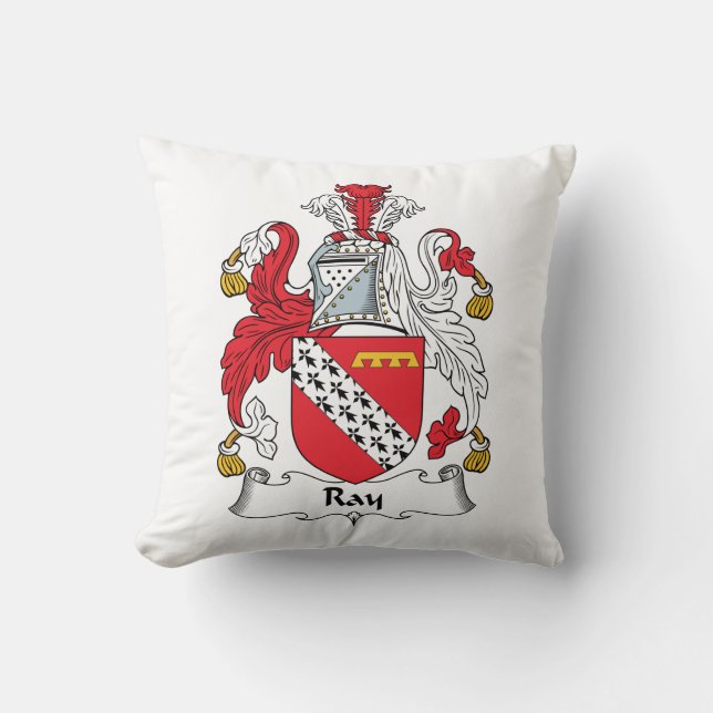 Ray Family Crest Cushion (Front)